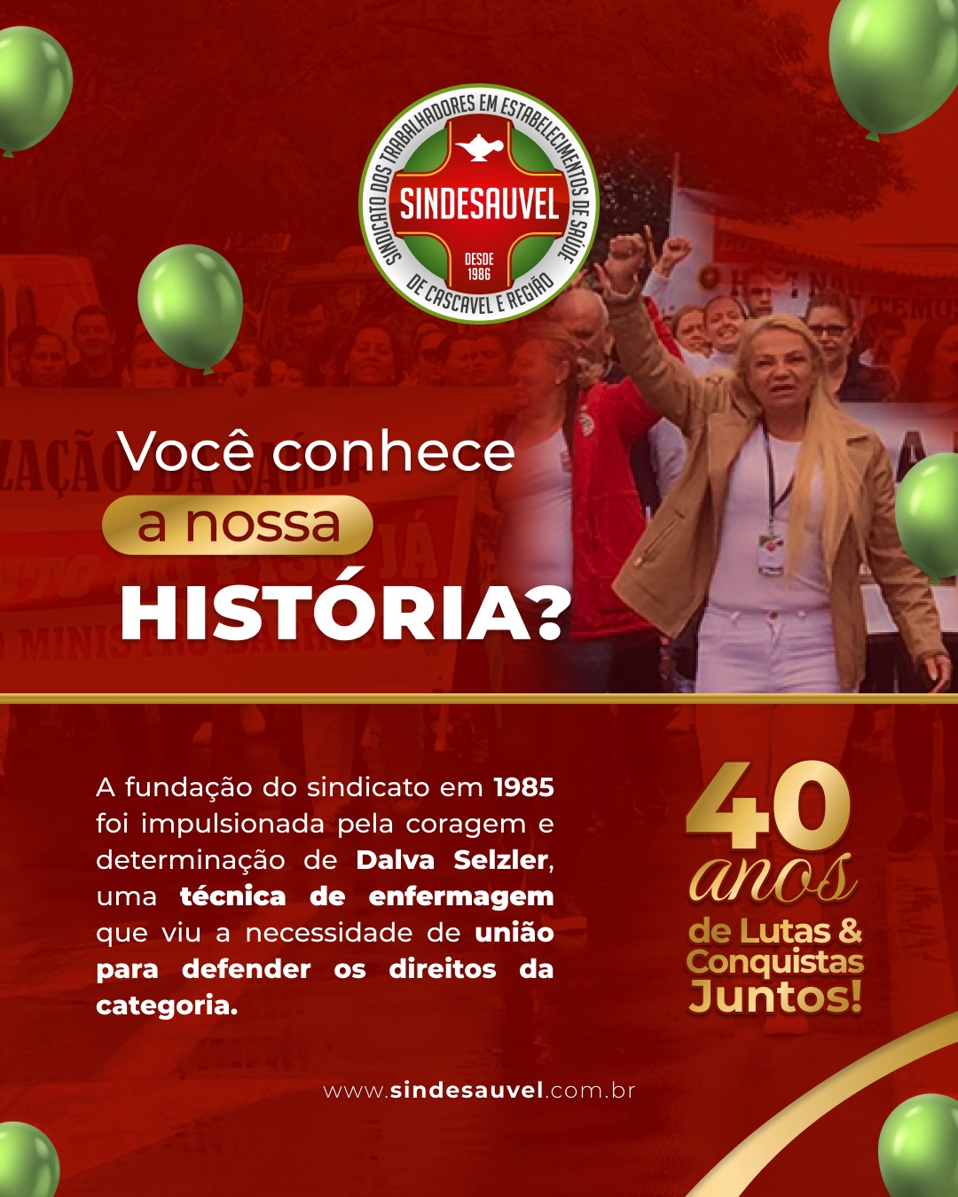 40 anos de Lutas e Conquistas