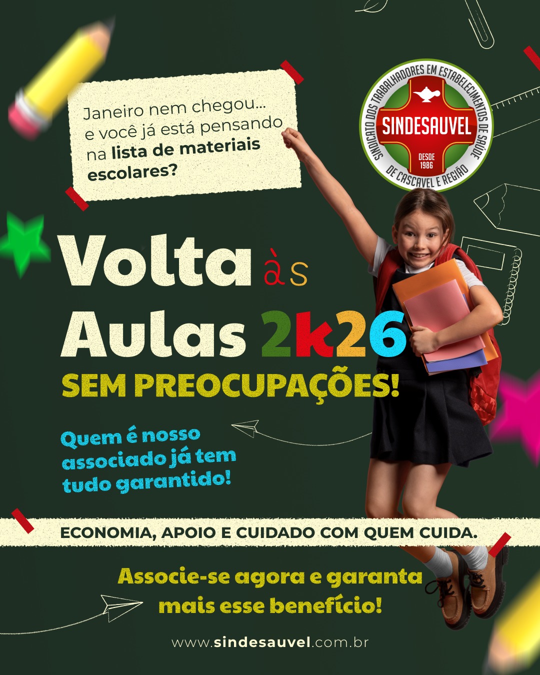 Volta as aulas 2026