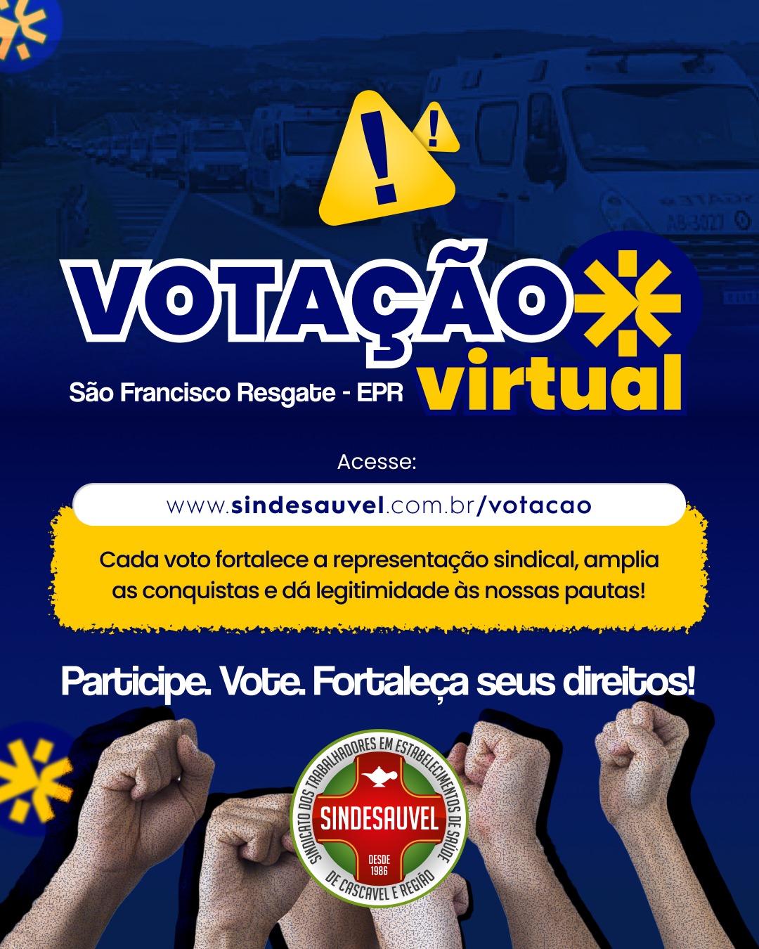 Votação Virtual - TRABALHADORES DO SÃO FRANCISCO RESGATE – EPR