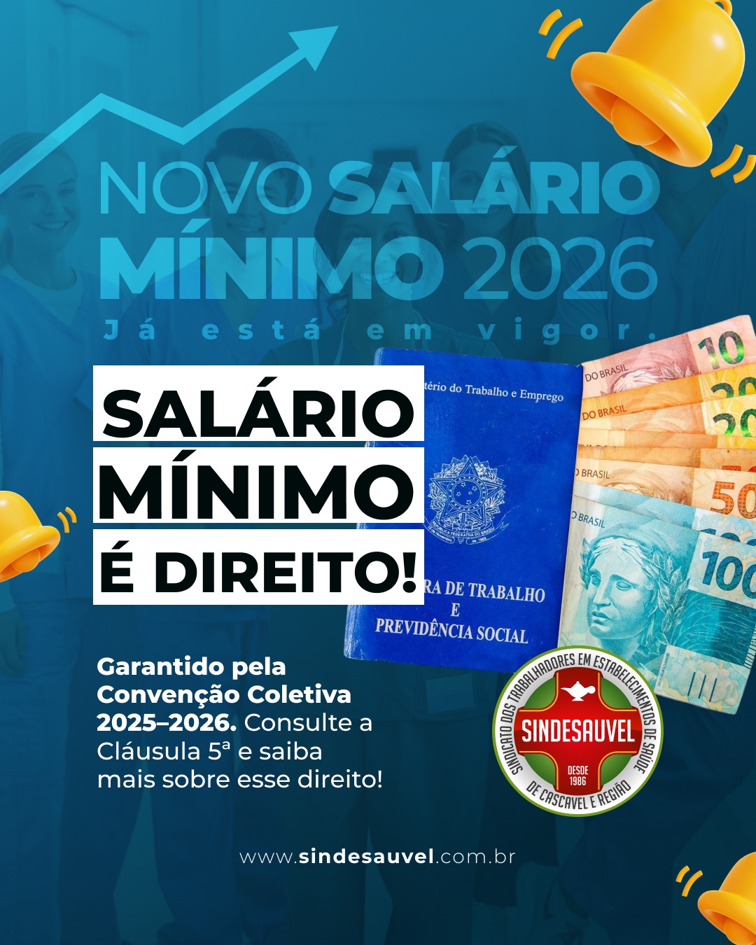 Reajuste do Salário mínimo nacional em 2026