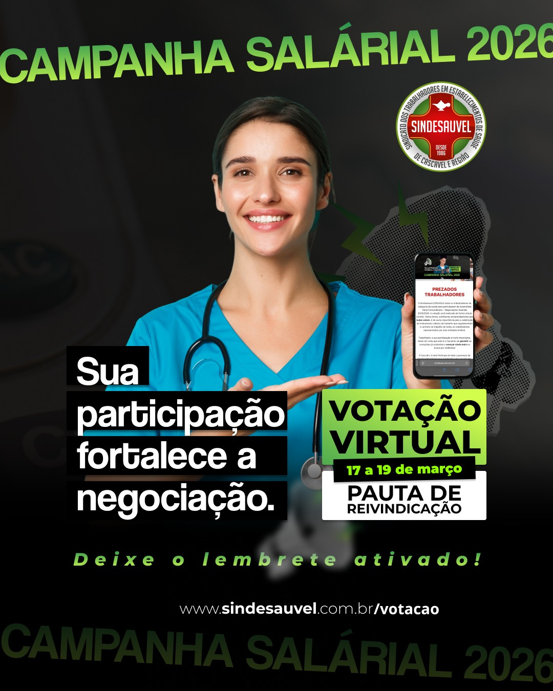 Votação Virtual - Negociações Salariais 