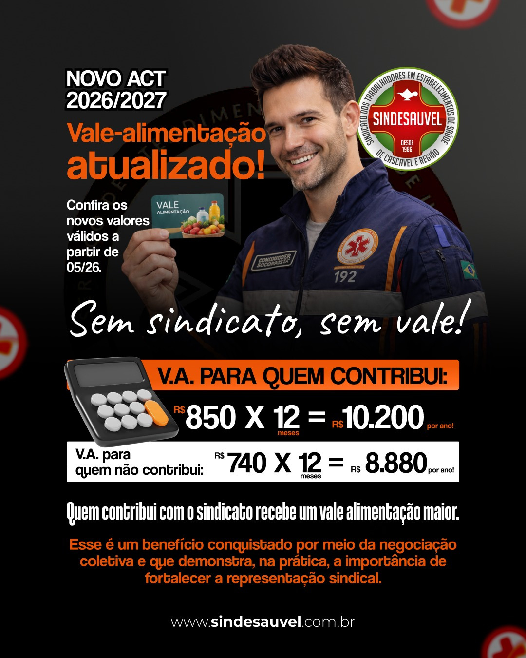 Confira os novos valores do vale-alimentação, válidos a partir de maio de 2026! 💳
