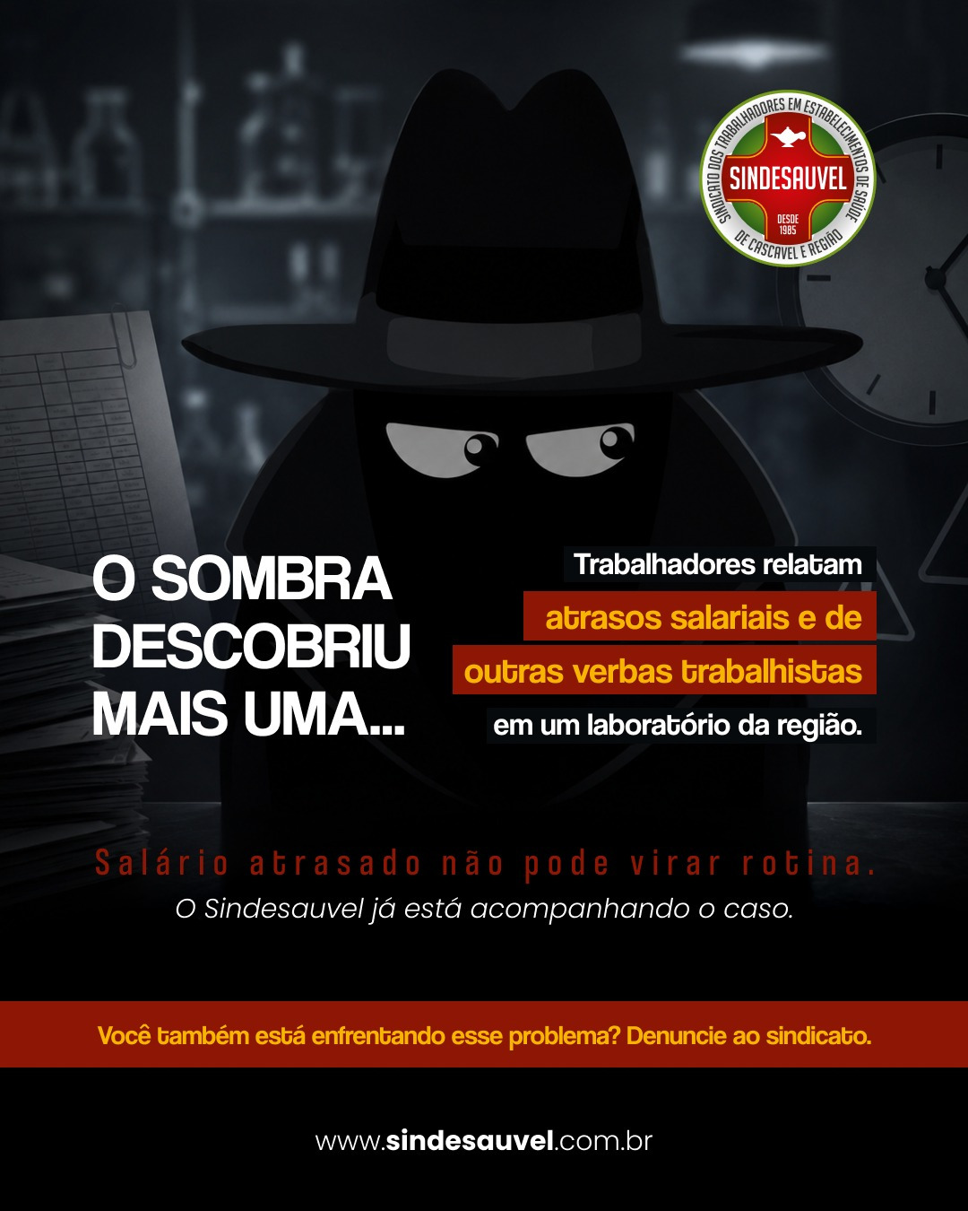 🚨 O Sombra faz o alerta!