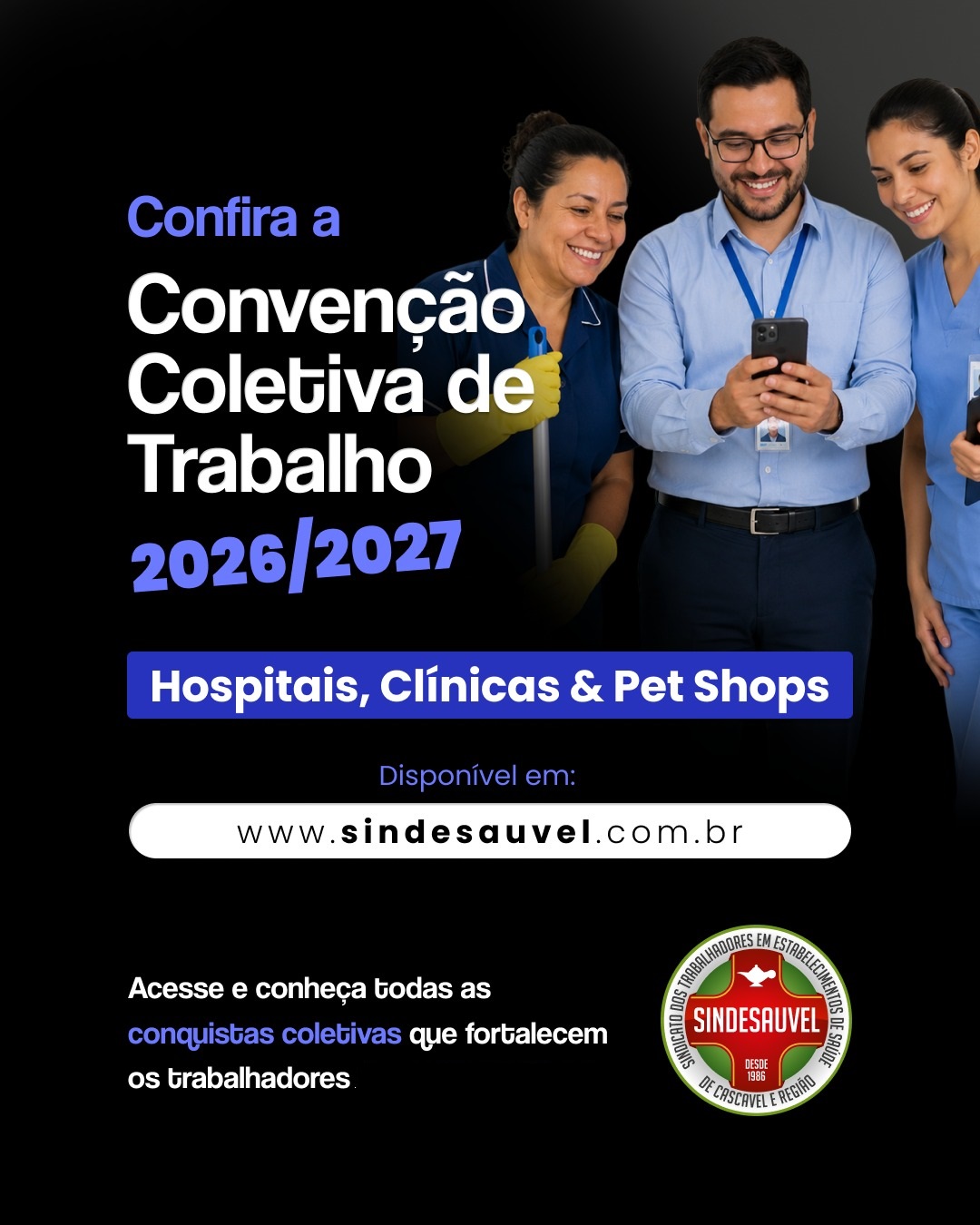  Hospitais, Clínicas e Petshop - CCT 2026/2027 
